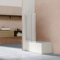 Шторка для ванны раздвижная  Vincea VSB-1E VSB-1E100CL 100 см, стекла прозрачные, профиль хром