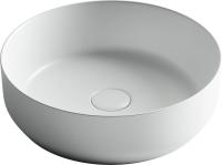 Раковина накладная круглая Ceramica Nova Element CN6022MW фарфор цвет белый матовый