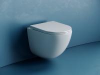 Унитаз подвесной Ceramica Nova Vogue CN4008T Tornado фарфор белый