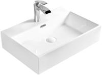 Раковина накладная прямоугольная BelBagno  BB1340 фаянс цвет белый