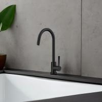 Смеситель для кухни Raiber Graceful RPB-012 без подключения к фильтру черный матовый