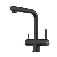 Смеситель для кухни Omoikiri Takamatsu-S 4994570 с подключением к фильтру черный