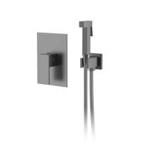 Гигиенический душ D&amp;K Bayern.Liszt DA1515006 встраиваемый в стену серый графит