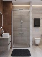 Душевая дверь складная Cezares Lux LUX-B-FS-1-90-C-CR 90 см стекла прозрачные профиль хром