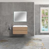 Тумба  подвесная Vincea Gio VMC-2G100NO 100 см  2 ящика цвет N.Oak 
