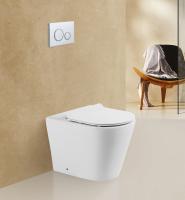 Унитаз приставной BelBagno Flay-R BB1003CBR Rimless фаянс белый