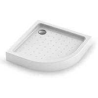 Душевой поддон низкий Veconi Tezeo acrylic TZ51-100-C5 четверть круга акрил 100x100 белый
