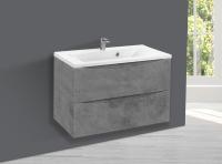 Тумба  подвесная Vincea Mia VMC-2MA750BT 75 см  2 ящика цвет Beton 