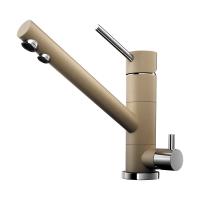 Смеситель для кухни Omoikiri Tonami 4994083 с подключением к фильтру шампань