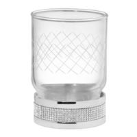 Стакан для зубных щеток Boheme Royal Cristal 10931-CR настольный цвет хром