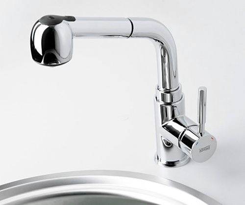 Смеситель для кухни Wasserkraft Main 4166 без подключения к фильтру хром