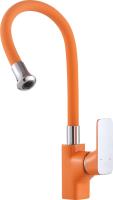Смеситель для кухни D&K Berlin DA1432913 без подключения к фильтру оранжевый