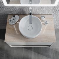 Раковина накладная круглая Kerama Marazzi Circo CI.wb.36 фарфор цвет белый