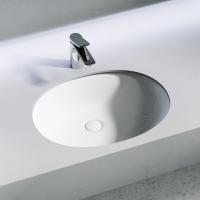 Раковина встраиваемая снизу овальная Ceramica Nova Element CN6076 фарфор цвет белый