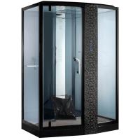 Душевая кабина с крышей Orans Diamond SR-89105RS Black прямоугольная  120x90 стекла прозрачные, профиль черный