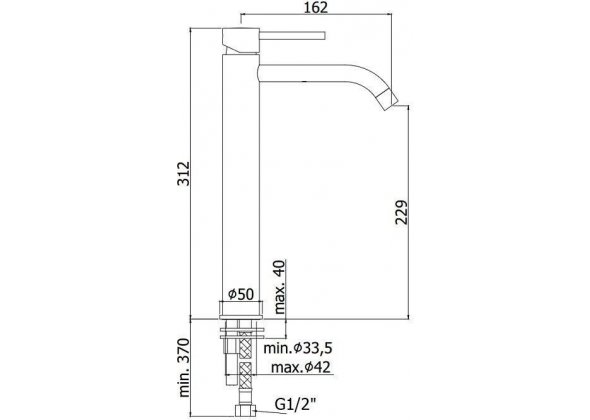 Смеситель для раковины Paffoni Light LIG081ST 