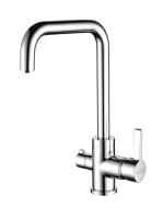 Смеситель для кухни Paulmark Logas Lo213021-CR с подключением к фильтру хром