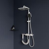 Душевая система со смесителем RGW Shower Panels 51140135-03 монтаж настенная с термостатом белый