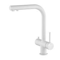 Смеситель для кухни Timo Saona 2356/16FL с подключением к фильтру белый