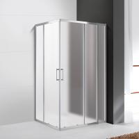 Душевой угол Cezares Molveno MOLVENO-AH-21-100+30-P-Cr квадратная   стекла , профиль хром