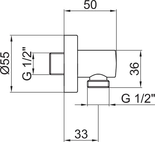 Шланговое соединение Webert  AC0344065 бронза 