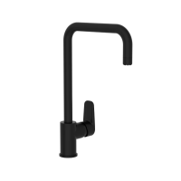 Смеситель для кухни VitrA Flow Soft A4342636EXP без подключения к фильтру матовый черный