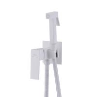 Гигиенический душ Abber Daheim AF8226W встраиваемый в стену белый матовый