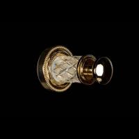 Крючок для полотенец Boheme Murano Cristal 10906-CRST-G латунь