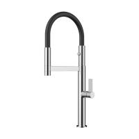 Смеситель для кухни Omoikiri Osaka 4994333 без подключения к фильтру хром/черный