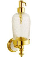 Диспенсер для мыла Boheme Palazzo 10117 настенный Gold