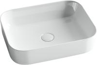 Раковина накладная прямоугольная Ceramica Nova Element CN6011 фарфор цвет белый