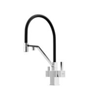 Смеситель для кухни Sancos Loro SC4007CH с подключением к фильтру хром/черный