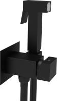 Гигиенический душ Paffoni Tweet Square ZDUP112NO встраиваемый в стену 