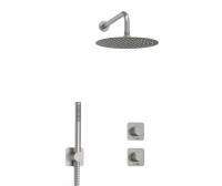 Душевая система со смесителем Wasserkraft Tauber A6451.296.097.121.275.100.276 монтаж встраиваемая в стену без термостата никель