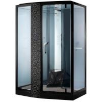 Душевая кабина с крышей Orans Diamond SR-89105LS Black прямоугольная  120x90 стекла прозрачные, профиль черный