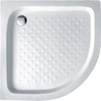 Душевой поддон низкий Cezares Tray TRAY-A-R-85-550-15-W четверть круга акрил 85x85 белый