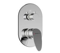 Смеситель для душа Bravat Drop P69190C-RUS встраиваемый в стену 
без термостата хром