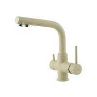 Смеситель для кухни Lemark Comfort LM3061PBG с подключением к фильтру бежевый