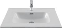 Раковина мебельная прямоугольная Aquanet Flat 00284027 керамика цвет белый
