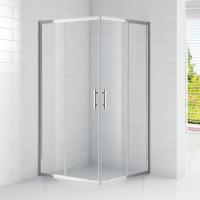 Душевой угол Cezares Eco ECO-O-A-2-90-C-Cr квадратная   стекла прозрачные, профиль хром