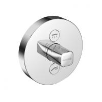 Смеситель для душа Kludi Push 387120538 встраиваемый в стену 
с термостатом хром