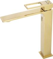 Смеситель для раковины BelBagno Luce LUC-LMC-ORO-W0 золото
