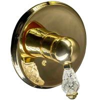 Смеситель для душа Boheme Crystal 285-CRST встраиваемый в стену 
без термостата Gold