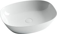 Раковина накладная овальная Ceramica Nova Element CN5005 фарфор цвет белый