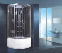 Душевая кабина с крышей Niagara Ultra NG-908-01 четверть круга  90x90 стекла тонированные, профиль хром