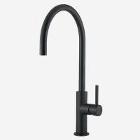 Смеситель для кухни Webert Oblique OB920302560 без подключения к фильтру черный