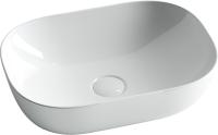 Раковина накладная прямоугольная Ceramica Nova Element CN6009 фарфор цвет белый