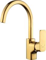 Смеситель для кухни D&K Berlin DA1432403 без подключения к фильтру золото