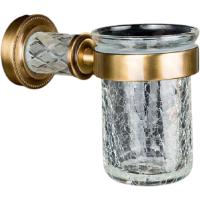 Стакан для зубных щеток Boheme Murano Cristal 10904-CRST-BR бронза