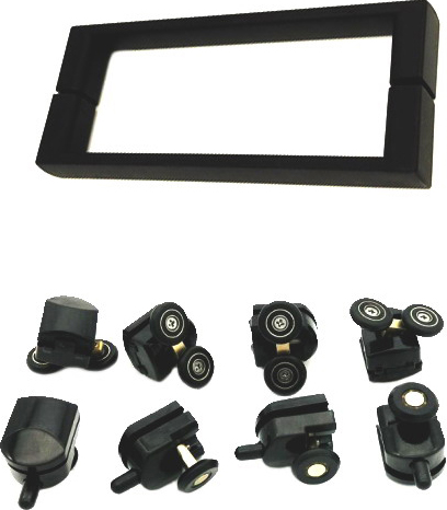Душевая дверь RGW Classic CL-14B 32091414-14 140 см стекла прозрачные, профиль черный